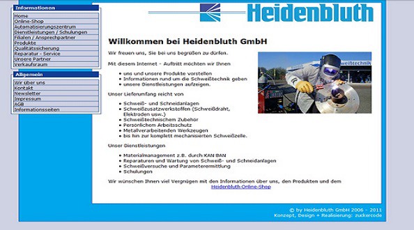 Heidenbluth nun auch im Web